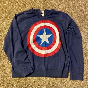 Disney Marvel Captain America Hoodie Size XL